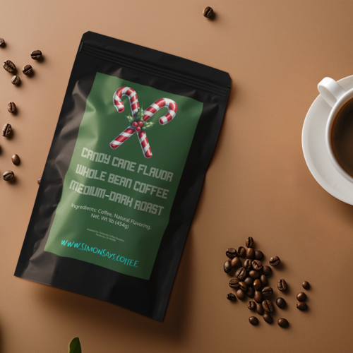 Candy Cane Flavored Coffee
